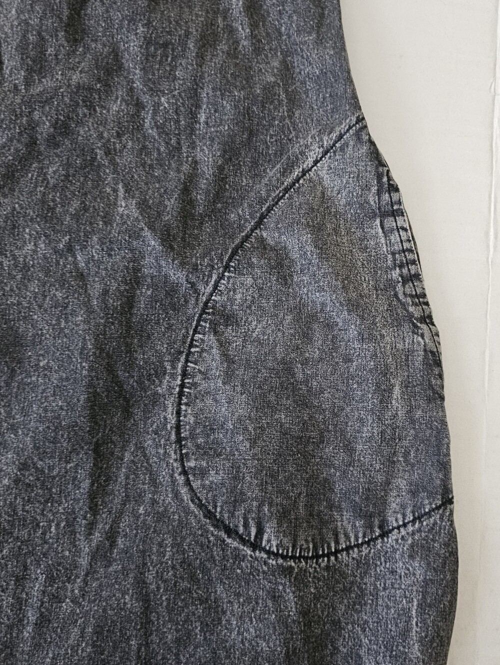 Chelsea & Violet Jumpsuit Size XS Charcoal Oversized Cuffs Adjustable Straps - Picture 8 of 13